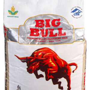 25kg big bull perboiled rice